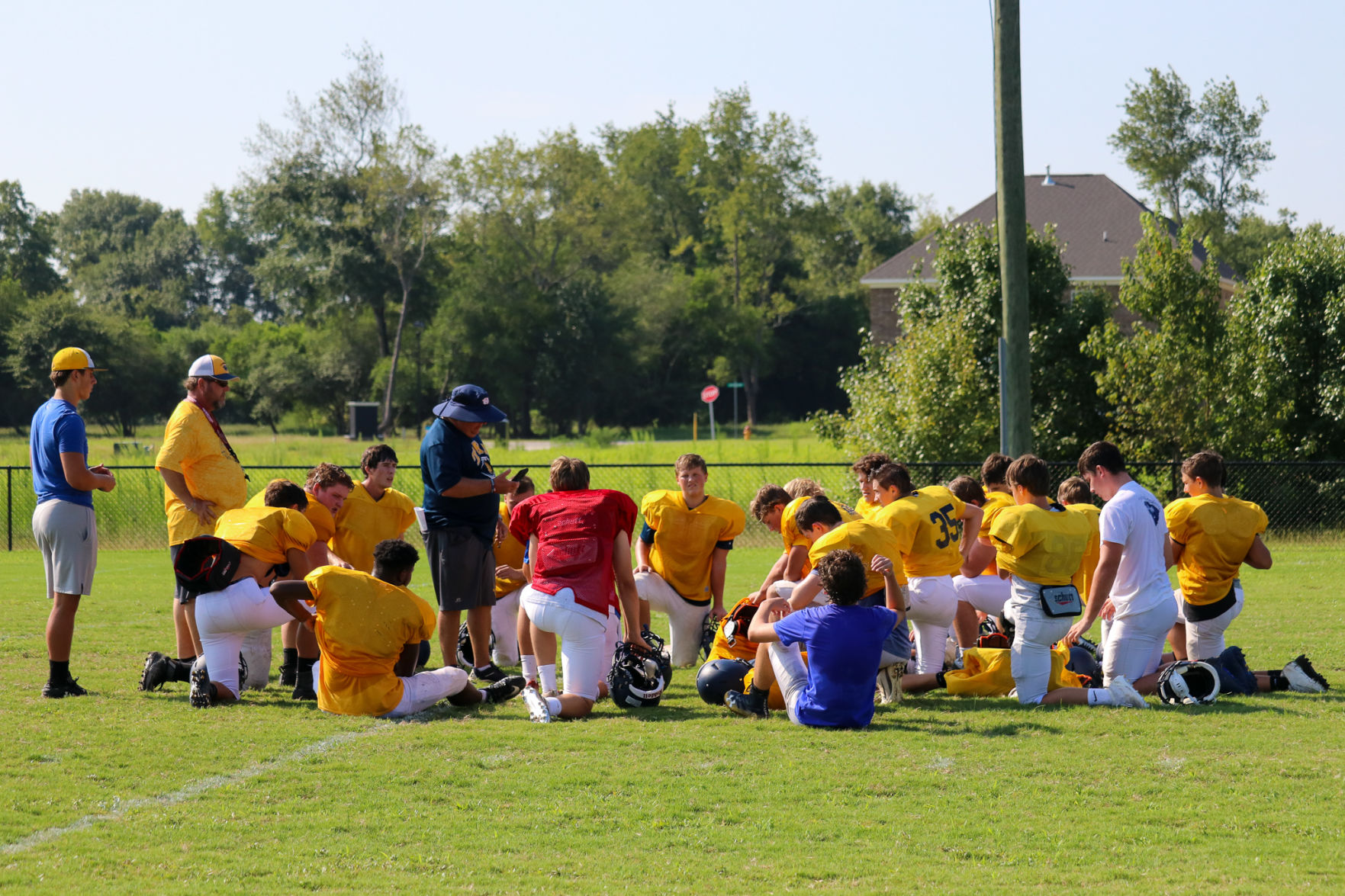 The King's Academy Football Practice